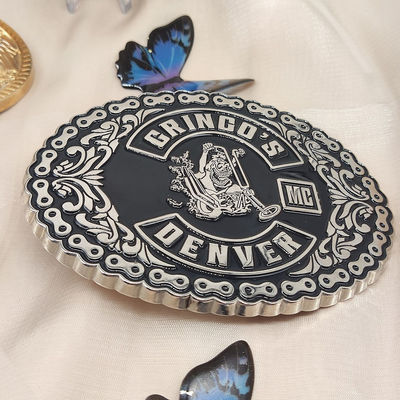 kaufen Custom 3D Logo Motorrad Antike Gürtel Buckle mit Nickelbeschichtung und weiche Emaille online manufacture