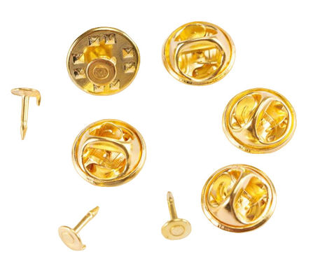 kaufen Dauerhafte 12 mm Breite Gold- und Silber-Schmetterlingskupplungspin für Lapel-Pins und Abzeichen online manufacture