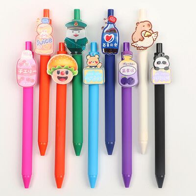 kaufen Kreativer DIY personalisierter Cartoon-Anime-Acryl-Gelstift, einzigartiges Patch-Design, Gummi-Metall-Signaturstift für Werbeaktionen online manufacture