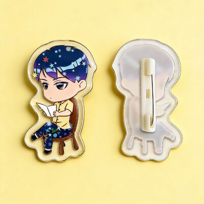 kaufen Custom Acrylic Pin Badge - niedliche japanische Anime Brosche für Mädchen, hochwertiges Modezubehör online manufacture