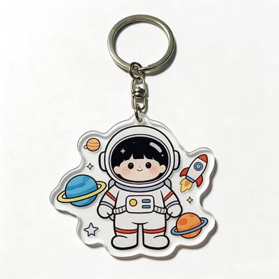 kaufen Passgenauer transparenter Acryl-Schlüsselbund Süßer und bunter Tier-Schlüsselbund online manufacture