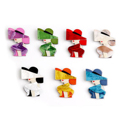 kaufen Custom Cartoon Acrylic Pin   Printed Logo & Name, Haarclip oder Magnetische Abzeichen für stilvolle Dekoration online manufacture