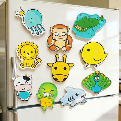 kaufen Kreative Karikatur-Acryl-Kühlschrankmagnete mit benutzerdefiniertem Logo sind Großhandelssticker. online manufacture
