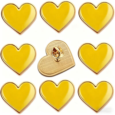 kaufen Custom-Emaillierte Reversenstifte mit Goldbeschichtung und süßem Design sind Metallembleme eines Abzeichenherstellers. online manufacture