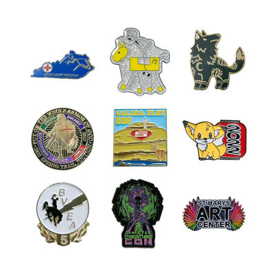 Fabrik Personalisieren Sie Ihr personalisiertes Logo Metallhandwerk Weiches Schmelzkleidung Pin