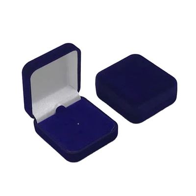 Kleine Quadrat-Harde Geschenkverpackung Box Lapel Pins Verpackung Samt-Box