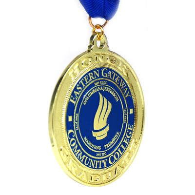 Custom Zinklegierung Soft Enamel Sportmedaille in 2,5 Zoll mit personalisiertem Logo
