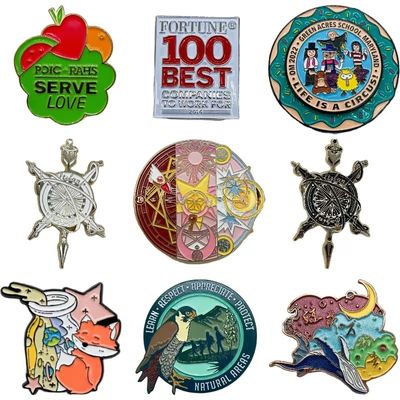 Anfertigungsgemäße Metal Lapel Pin Anfertigungsgemäße Soft Hard Enamel Pin