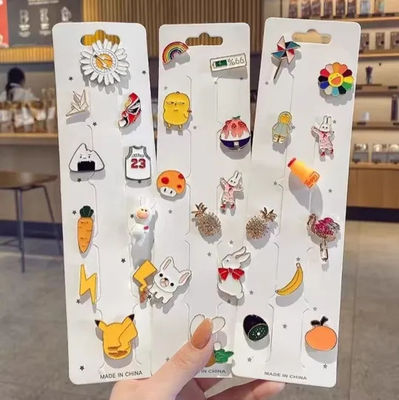 Cute Ready Stock Metall Logo Design Custom Lapel Pins Hersteller Metall Custom Schmelzfeder