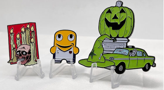 Metall 1.5in Weiches Emaille Lapel Pins Abzeichen Metall Hartes Custom Metall Pin Abzeichen