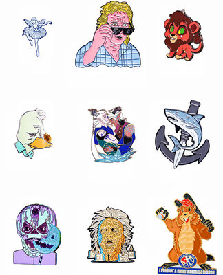 Individueller Soft-Emaille-Pin mit Glitzer-Finish für Anime & Cartoon - Personalisierte Metall-Anstecknadel