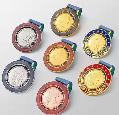 Europa und Nordamerika Regional Design Metallmedaille ohne Mindesttrophäen und Druckdruckverfahren