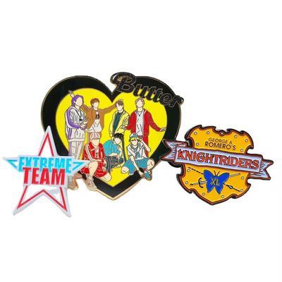 Anstecker Hersteller Großhandel Individuelle Personalisierte Formen Cartoon Anime Reversnadel Hersteller Metall Weich Hart Emaille Pins