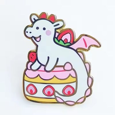 Individuelles Logo Hartemaille Glitzer Perle Anstecknadel Metallabzeichen für K-Pop Anime Mode