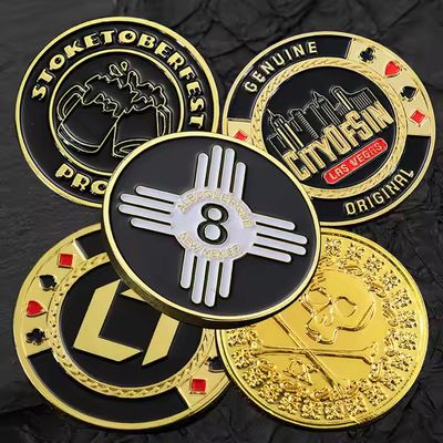 Ein guter Preis. Wholesale High Quality Metal Challenge Coins 2D Zinc Alloy Die Casting Customized Metal Coins Souvenirs Online