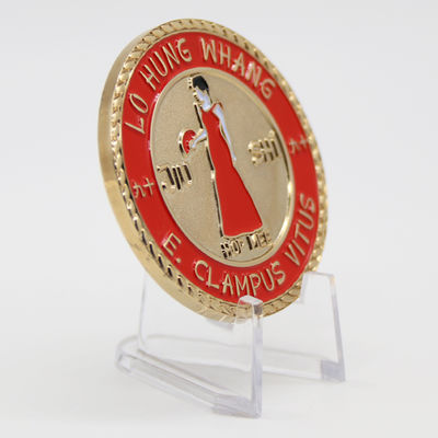 Ein guter Preis. 2 Zoll - 2,5 Zoll doppelseitig angepasste Herausforderungsmünze mit antiker Bronze/Goldplattierung und individuellem Design Online