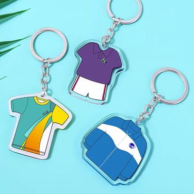 Neue Produkte Low MOQ Custom Cute Acryl Keychain Einzigartige Anime Kunststoff Schlüsselketten zum Online-Verkauf