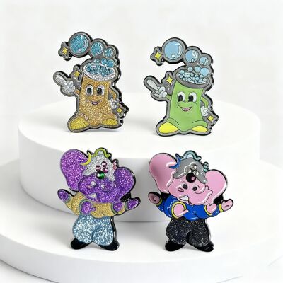 Individuelle Anstecknadeln mit Weich- oder Hartemaillierung und Gold-, Silber- oder Kupferbeschichtung