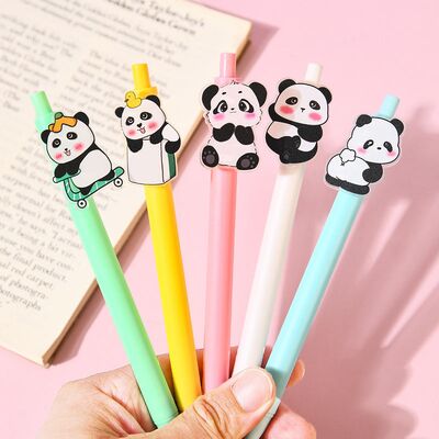 Ein guter Preis. Custom Acrylic Clip Pen Soft PVC Cartoon Charaktere Gel Ball Point Pen mit Logo Kunststoff Business Promotion Pen Online