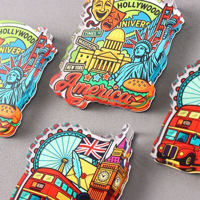 Ein guter Preis. Werbe-Acryl-Magnete nach Maß – Anime-Design-Kühlschrankmagnete bedruckt für Souvenir- und Geschenkgroßhandel Online