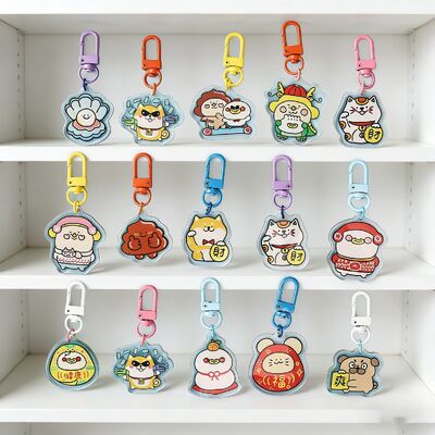 Ein guter Preis. Custom Foto/Name Acrylschlüsselfang   Rainbow Holographic mit Tropf-Epoxidharz-Finixierung Online