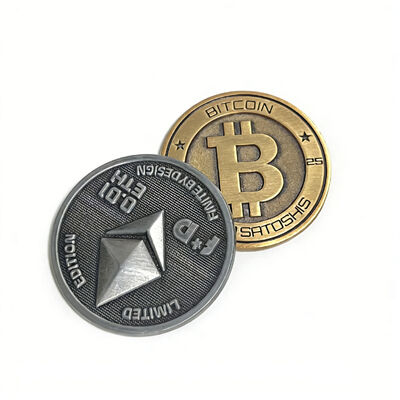 Ein guter Preis. Doppelseitige, individuelle Münze mit Letterpress-Druck und antiker Bronze-Oberfläche für Motorradclubs und Sammler Online