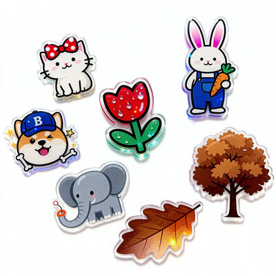 Ein guter Preis. Individuell bedruckte Acryl-Magnete mit Anime-Motiven sind Werbeartikel für Kühlschränke und Großhandelsgeschenke. Online