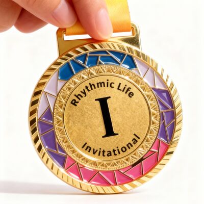 Ein guter Preis. Gemachte Form Gold Silber Kupfer lackierte Rennmedaillen mit Zinklegierungsmaterial für Sportpreise Online