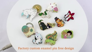 Hochwertige unhöfliche Hype Beast Tiger Löwe Tiere gefärbte Metall-Emaille-Pins