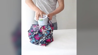 Individuell bedruckte Tragetaschen – faltbare, vollfarbige Einkaufs- und Werbetaschen aus recyceltem Polyester