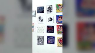 Personalisierte benutzerdefinierte Acryl-Kühlschrankmagnete Design Niedlicher Tier-Kühlschrankmagnet für Kühlschrank D