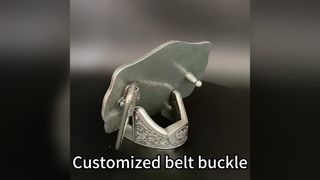 Individuelle Gürtelschnalle aus Zinklegierung mit umweltfreundlicher Oberfläche und personalisiertem Logo für Männer und Frauen