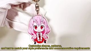 Individueller Schlüsselanhänger aus Acryl. Gestalten Sie Ihren eigenen